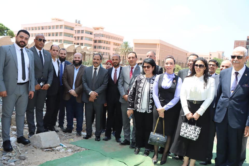 "El-Kased" inspects with members of the Coordination of Parties and Politicians the Oncology Hospital and the medical city project at Menoufia University