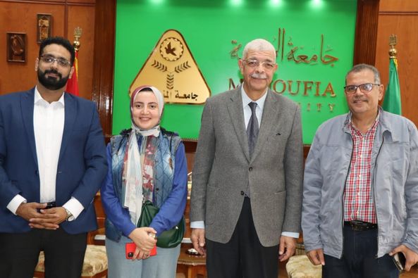 "القاصد"  يلتقي وفد الهيئة القبطية الإنجيلية وصندوق عطاء ويشيد بجهودهم بجامعة المنوفية لدعم ذوي الهمم 