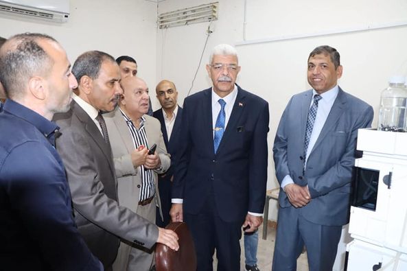 The President of Menoufia University inspects the regularity of the educational process at the Faculty of Science at the beginning of the first semester