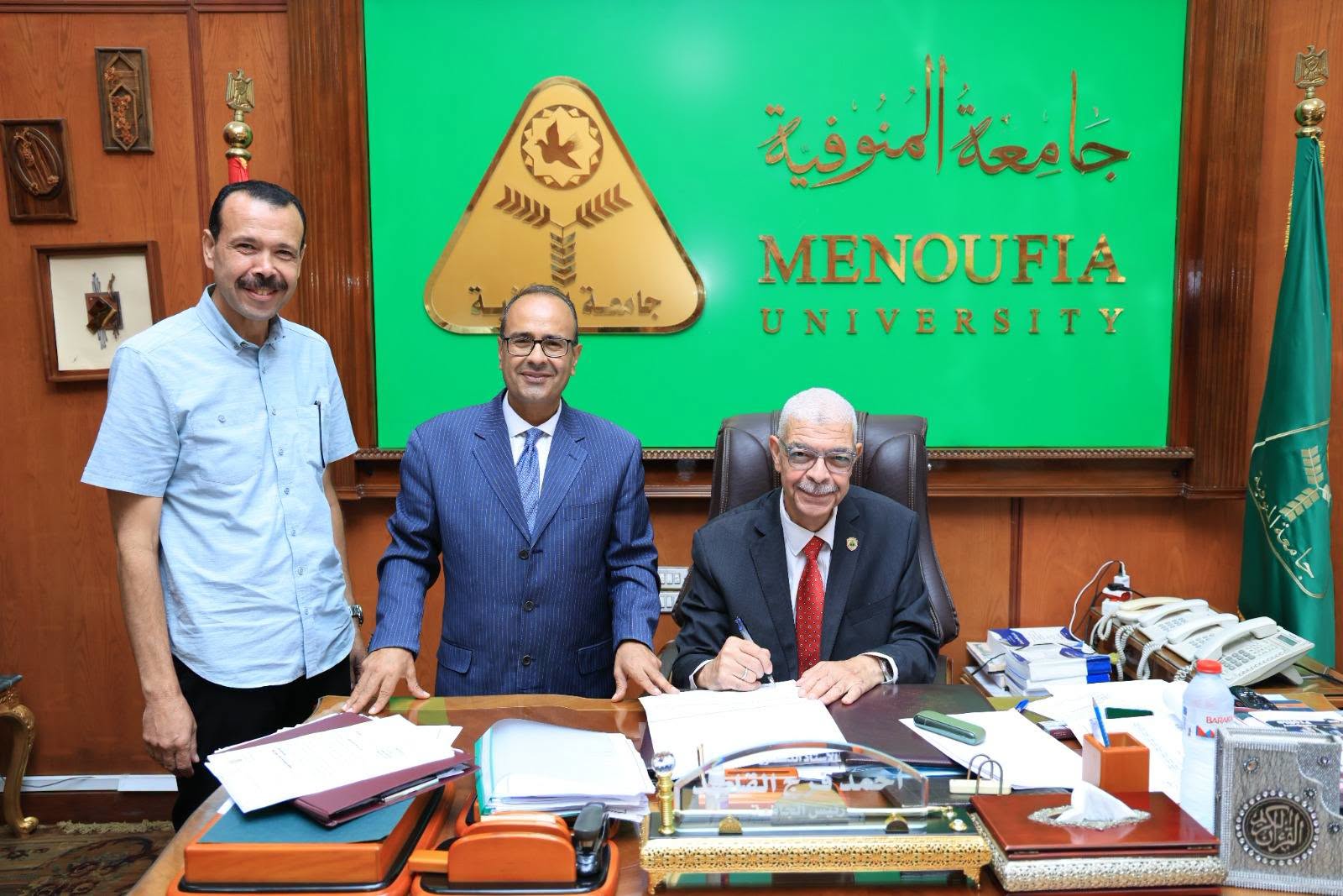 رئيس جامعة المنوفية يعتمد نتيجة الفرقة الرابعة بكلية الهندسة بشبين الكوم بنسبة نجاح 79.88%
