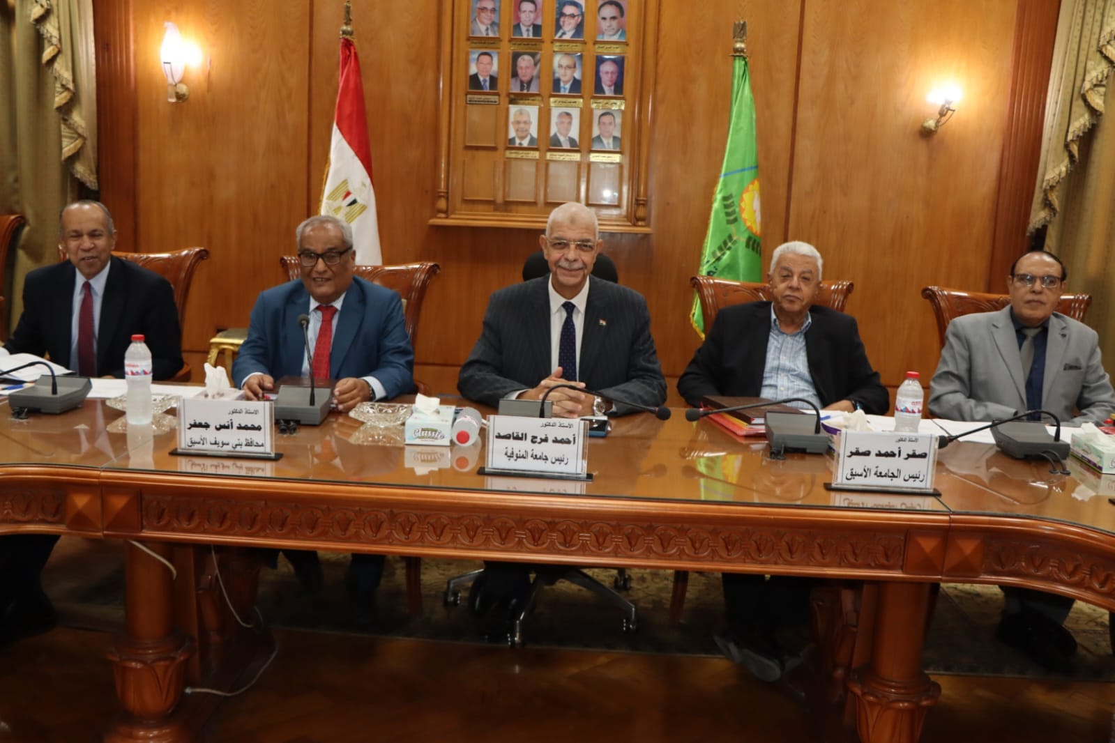 President of Menoufia University chairs the committee to select the Dean of the Faculty of Law