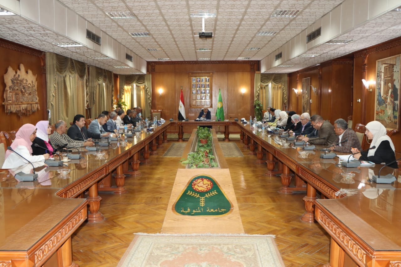 The President of Menoufia University congratulates the governor and the people of the governorate on Eid Al-Fitr